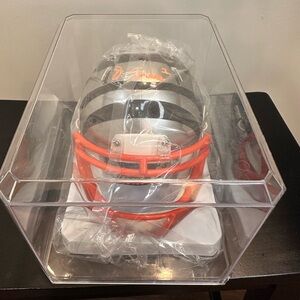 Authentic Autographed Jamar Chase NFL Cincinnati Bengals Mini Helmet
